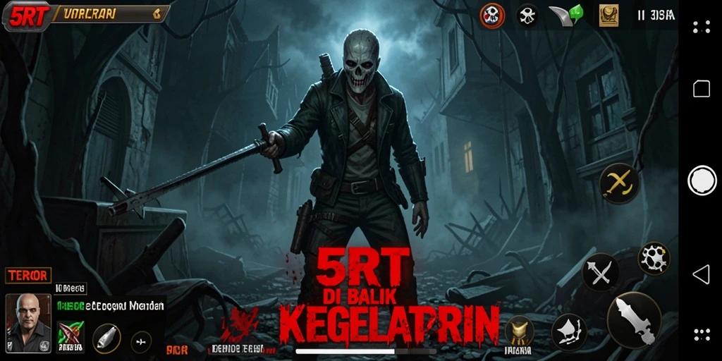 Screenshot 5RT menampilkan suasana gameplay Horror yang mendebarkan.