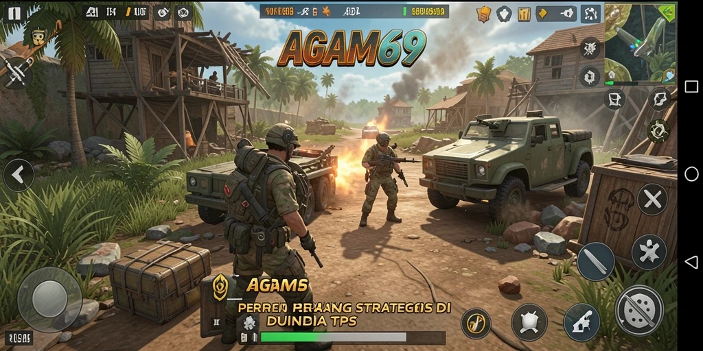 Gameplay seru AGAM69 dengan aksi TPS yang mendebarkan.