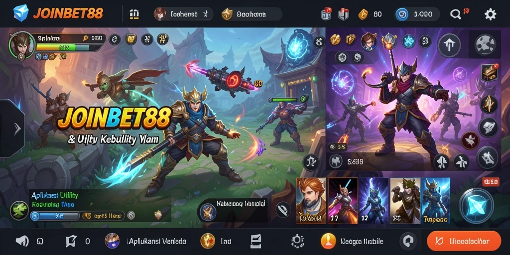 Screenshot utama aplikasi JOINBET88 menampilkan antarmuka intuitif dan fitur fungsional.