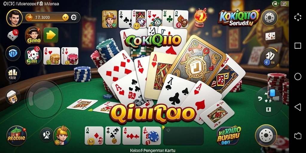 Tampilan gameplay QiuQiu yang menarik dan kompetitif.