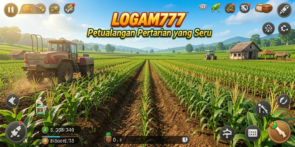 Tangkapan layar <strong>LOGAM777</strong> menampilkan pengalaman gameplay pertanian yang menakjubkan.