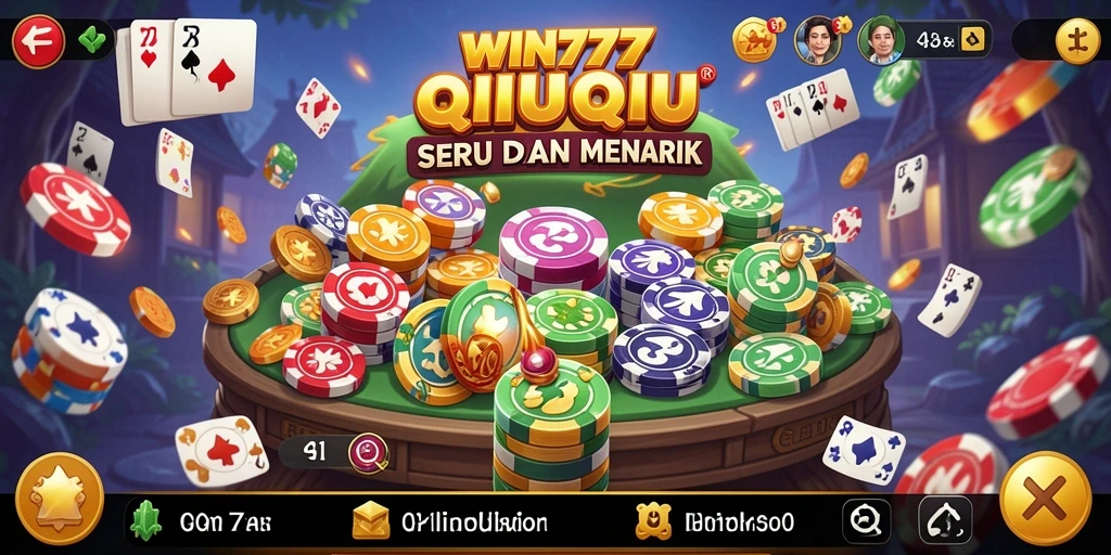 Screenshot gameplay QiuQiu dalam aplikasi WIN777